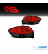 FAROLINS TRASEIROS PEUGEOT 206 98-09 LIGHT BAR VERMELHO FUMADO