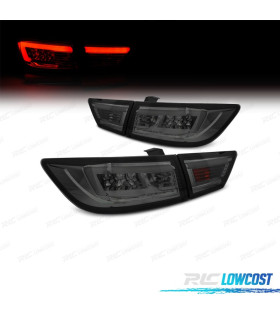FAROLINS TRASEIROS PARA RENAULT CLIO 4 13-16 LIGHT BAR FUNDO CROMADO FUMADO