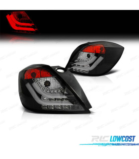 FAROLINS TRASEIROS OPEL ASTRA H GTC 04-09 LIGHT BAR FUNDO PRETO