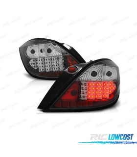 FAROLINS TRASEIROS PARA OPEL ASTRA H 04-09 LED FUNDO PRETO
