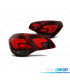 FAROLINS TRASEIROS PARA OPEL ASTRA J 09- LED FUNDO VERMELHO FUMADO