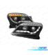 FAROIS FRONTAIS PARA OPEL ASTRA H 04-09 LUZ DIURNA + PISCAS LED FUNDO PRETO