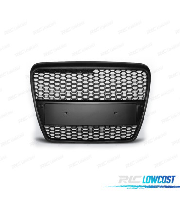GRELHA FRONTAL AUDI A6 4F 04-08 LOOK RS6 PRETO