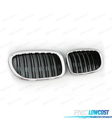 GRELHA FRONTAL BMW SERIE 7 F01 09-15 LOOK M CROMADO