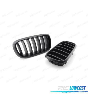 GRELHAS FRONTAIS BMW X5 F15 13- PRETO MATE