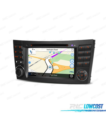 AUTO RADIO TIPO OEM 7" PARA MERCEDES CL. E W211 CLS W219 USB GPS TACTIL HD