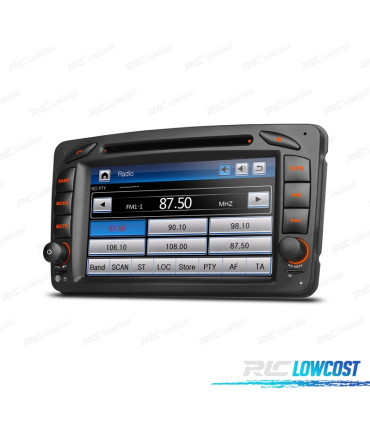AUTO RADIO GPS PARA MERCEDES CLASSE A C CLK USB GPS TACTIL HD 7"
