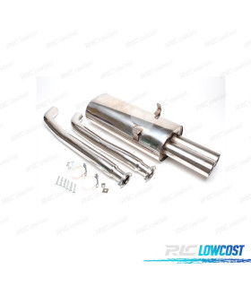 LINHA DE ESCAPE EM INOX PARA BMW E36 GASOLINA 91-99