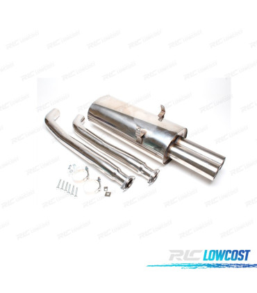 LINHA DE ESCAPE EM INOX PARA BMW E36 GASOLINA 91-99