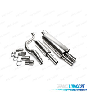 LINHA DE ESCAPE EM INOX PARA AUDI A3 8L SEAT LEON 1M E GOLF 4