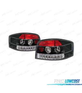 PILOTOS AUDI A3 8P 03-08 LED FUNDO PRETO