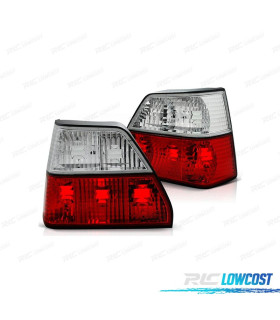 FAROLINS TRASEIROS GOLF 2 83-91 VERMELHO BRANCO