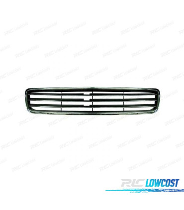 GRELHA FRONTAL AUDI A4 94-99 PRETO + FRISO CROMADO