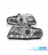 FARÓIS FRONTAIS LED LUZ DIURNA PARA AUDI A4 B5 94 – 99 FUNDO CROMADOS