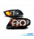 FARÓIS FRENTE ANGEL EYES LED BMW E90 E91FUNDO PRETO