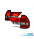 FAROLINS TRASEIROS LED BMW X3 VERMELHO CROMADO