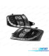 FARÓIS COM LUZ DIURNA LED AUDI TT 98-05 PRETO CLARO