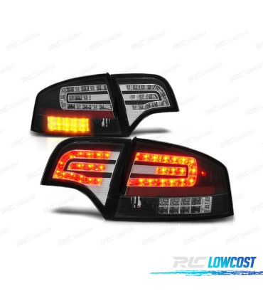 PILOTOS AUDI A4 B7 04-07 LED FUNDO PRETO