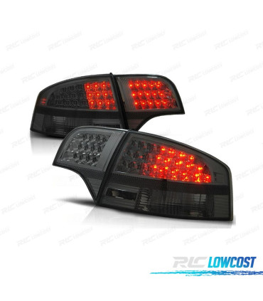 FAROLINS TRASEIROS LED AUDI A4 B7 04-07 ESCURECIDOS