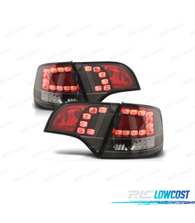 PILOTOS AUDI A4 B7 AVANT 05-08 LED FUNDO NEGRO