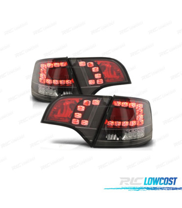 PILOTOS AUDI A4 B7 AVANT 05-08 LED FUNDO NEGRO