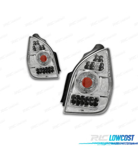 FAROLINS TRASEIROS LED CITROEN C2 03-10 CROMADO