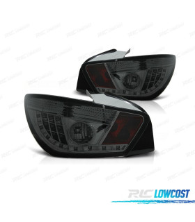 FAROLINS TRASEIROS LED SEAT IBIZA 08-12 CROMADO ESCURECIDO