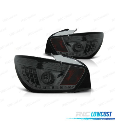 FAROLINS TRASEIROS LED SEAT IBIZA 08-12 CROMADO ESCURECIDO