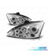 FARÓIS FRONTAIS ANGEL EYES PARA FORD FOCUS 98-01 FUNDO CROMADO