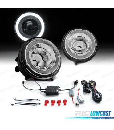 FARÓIS DE NEVOEIRO MINI COOPER R55 R56 R57 R58 R59 R60 R61 07-14 CROMADO