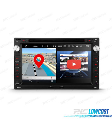 AUTO RADIO GPS ANDROID 10 PARA VOLKSWAGEN VW 7" USB GPS TACTIL HD