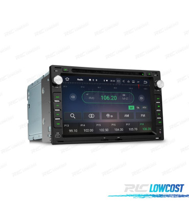 AUTO RADIO GPS ANDROID 10 PARA VOLKSWAGEN VW 7" USB GPS TACTIL HD