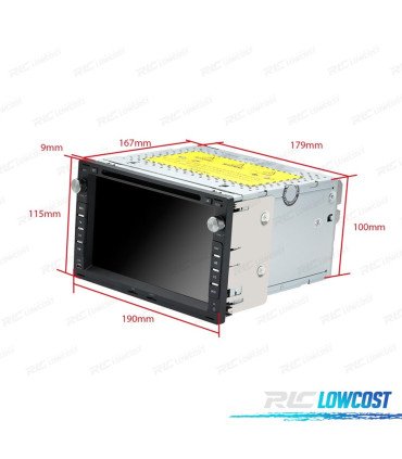 AUTO RADIO GPS ANDROID 10 PARA VOLKSWAGEN VW 7" USB GPS TACTIL HD