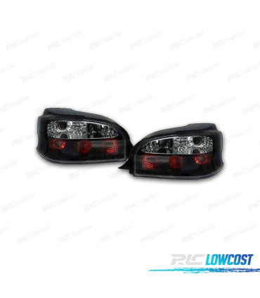 FAROLINS TRASEIROS PARA CITROEN SAXO 96-04 FUNDO PRETO