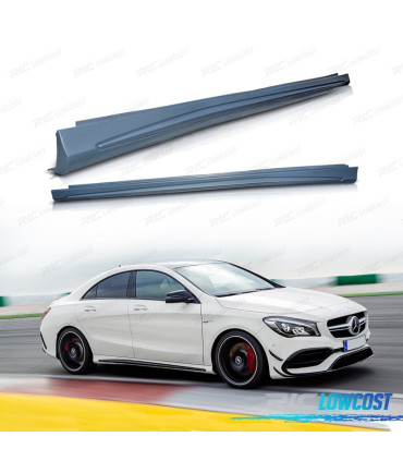 EMBALADEIRAS LATERAIS MERCEDES CLASE A W176 12-18 CLA W117 13-18 LOOK AMG