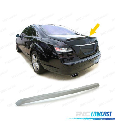 AILERON LIP SPOILER TRASEIRO MERCEDES S W221 05-13