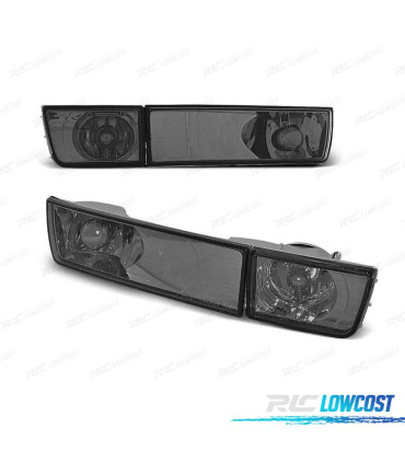 FARÓIS NEVOEIRO COM PISCA VOLKSWAGEN VW GOLF 3 VENTO 91-97 CROMADO FUMADO