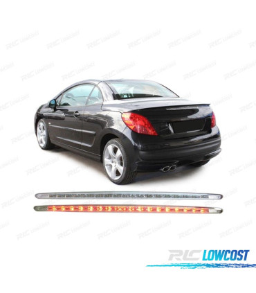 TERCEIRA LUZ DE STOP PEUGEOT 207 CC LED CROMADO