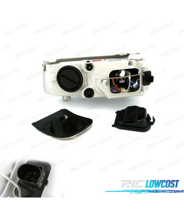FARÓIS VOLKSWAGEN VW PASSAT 93-96 ANGEL EYES FUNDO PRETO