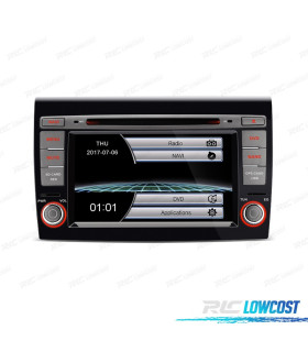 AUTO RADIO TIPO OEM PARA FIAT BRAVO 07-14 USB GPS TACTIL 7" HD