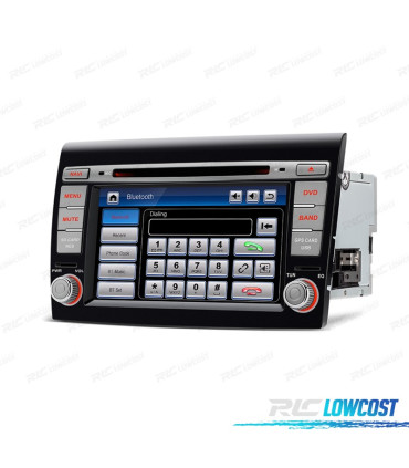 AUTO RADIO TIPO OEM PARA FIAT BRAVO 07-14 USB GPS TACTIL 7" HD