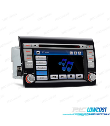 AUTO RADIO TIPO OEM PARA FIAT BRAVO 07-14 USB GPS TACTIL 7" HD