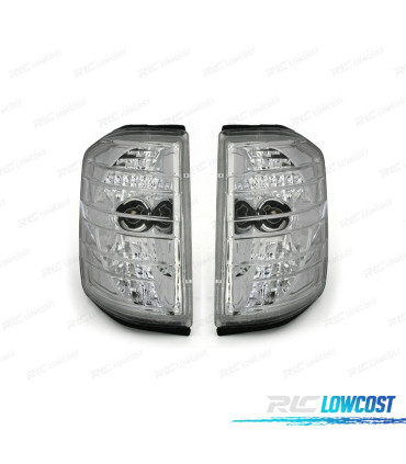 PISCAS FRONTAIS CRISTAL PARA MERCEDES W201 SERIES 190 82-93 CROMADOS