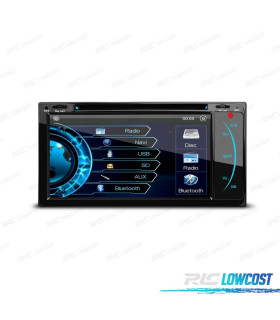 AUTO RADIO 2DIN GPS 7" HD TÁCTIL PARA TOYOTA BLUETOOTH USB SD
