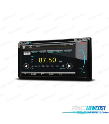 AUTO RADIO 2DIN GPS 7" HD TÁCTIL PARA TOYOTA BLUETOOTH USB SD