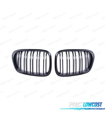 GRELHA DUPLA BMW E39 95-03 PRETO BRILHANTE