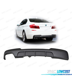 DIFUSOR TRASEIRO BMW F10 F11 10-13 LOOK M PERFORMANCE DUPLA SAIDA ESQUERDA