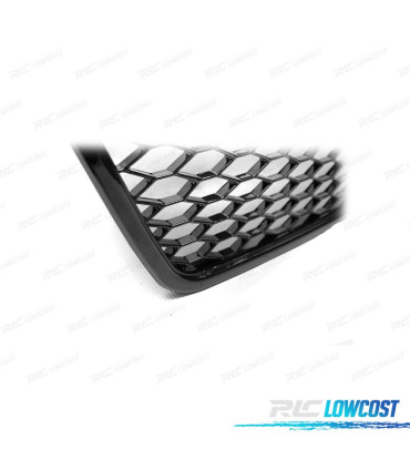 GRELHA AUDI A4 B7 04-09 LOOK RS PRETO BRILHANTE