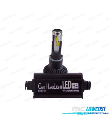 KIT LAMPADAS LED H4 SUPER CANBUS 4800LM