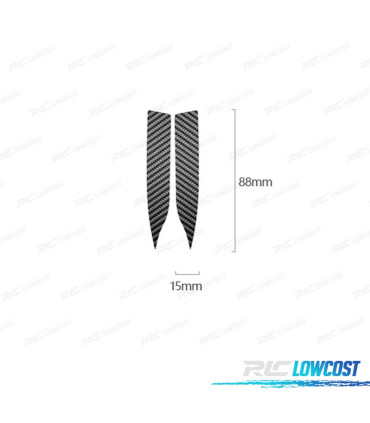 PROTECTOR ESPELHOS LOOK CARBONO